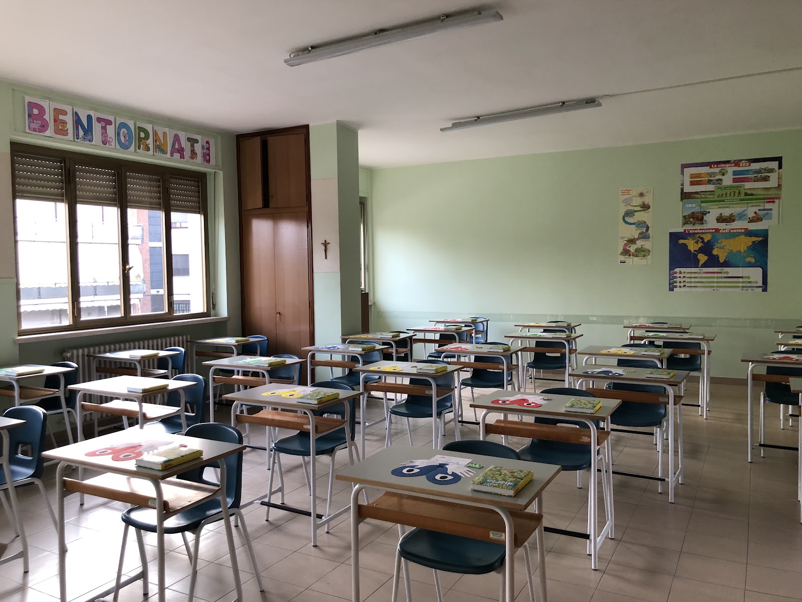 Un’aula della scuola primaria